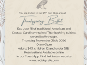 Red Sky Casual Dining & Cocktails, Thanksgiving Buffet