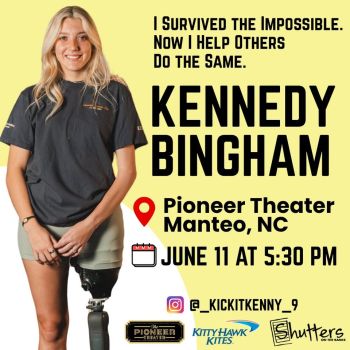 Kitty Hawk Kites, An Evening of Resilience with Kennedy Bingham