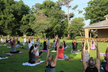 Duck Town Park, Yoga on the Green