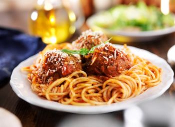 Cosmo's Pizzeria Outer Banks, Spaghetti & Meatballs