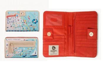 Cotton Gin, Spartina Outer Banks Snap Wallet