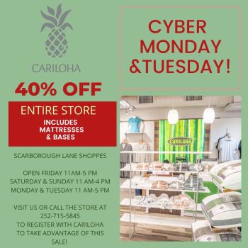 Cariloha Bamboo Outer Banks, Cyber Monday Sale - 40% Off Entire Store