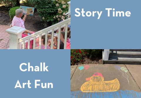 Duck Town Park, Story Time and Chalk Art Fun