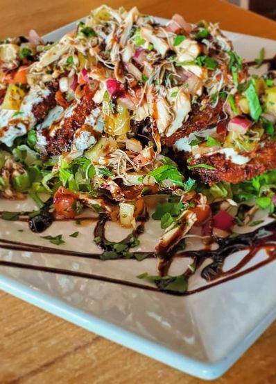 Crab & Cheese Fried Green Tomato Special 